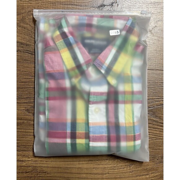 Ralph Lauren Golf Button Down Shirt Mens L Plaid Short Sleeve Multicolor, Tildon - Picture 9 of 9